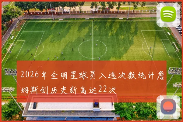 2026年全明星球员入选次数统计詹姆斯创历史新高达22次