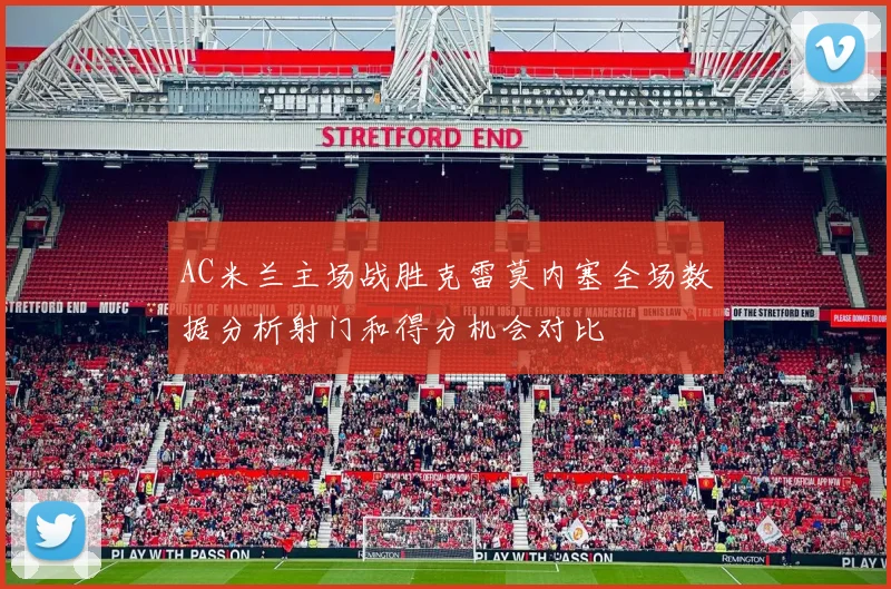 AC米兰主场战胜克雷莫内塞全场数据分析射门和得分机会对比